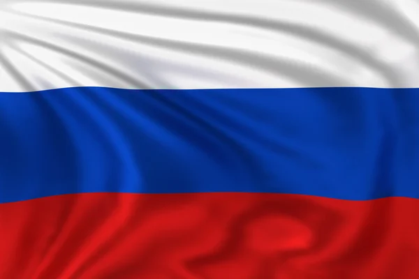 Ryssland flagg — Stockfoto