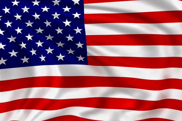 USA oder amerikanische Flagge — Stockfoto