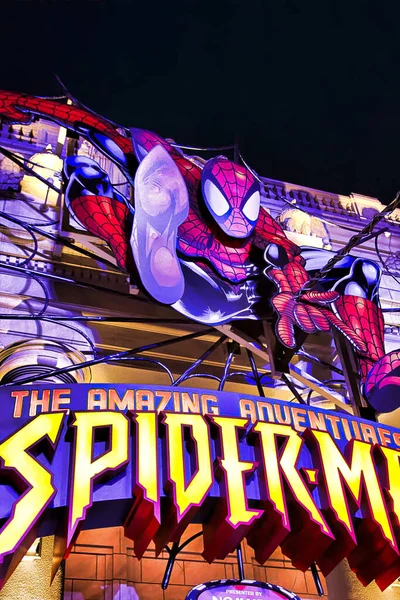 Osaka Japan Aug 2020 Photo Amazing Adventure Spiderman One Most —  Fotos de Stock