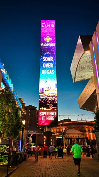 Las Vegas Sept 2018 Linq Corridor Sign Las Vegas Sheas — Photo