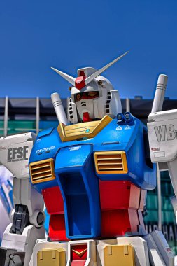 Osaka, Japan - Aug 29 ,2022 - 3.8 ft size GUNDAM RX-93 at GUNDAM NEXT FUTURE in GRAND FRONT OSAKA