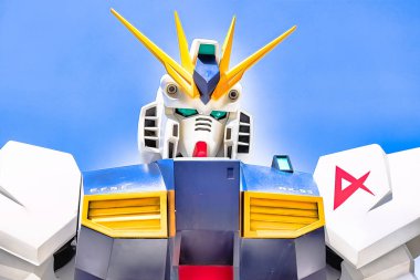 Osaka, Japan - Aug 29 ,2022 - 3.8 ft size GUNDAM RX-93 at GUNDAM NEXT FUTURE in GRAND FRONT OSAKA