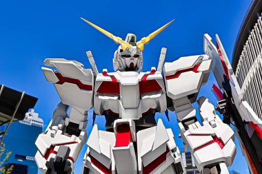 Osaka, Japan - Aug 29 ,2022 - 3.8 ft size GUNDAM RX-93 at GUNDAM NEXT FUTURE in GRAND FRONT OSAKA
