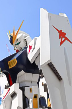 Osaka, Japan - Aug 29 ,2022 - 3.8 ft size GUNDAM RX-93 at GUNDAM NEXT FUTURE in GRAND FRONT OSAKA