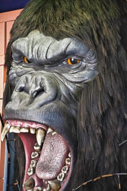 Los Angeles, CA / USA - 26 Kasım 2018: Hollywood 'daki tarihi Balmumu Müzesinin Girişi