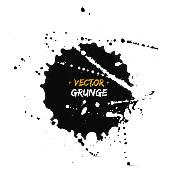 Grunge splash for your business — Stock Vector
