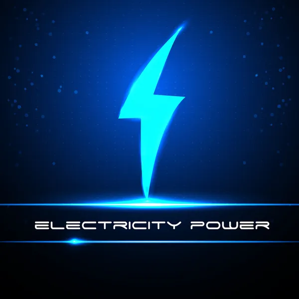 işiniz için ekolayzır teknolojisini. vektör çizim. Yıldırım. elektrik gücü