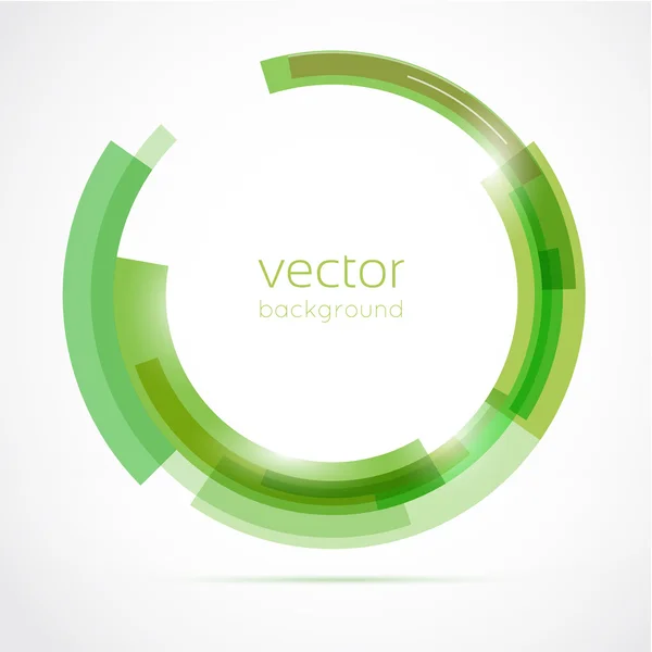 Cercle vert pour votre entreprise — Image vectorielle