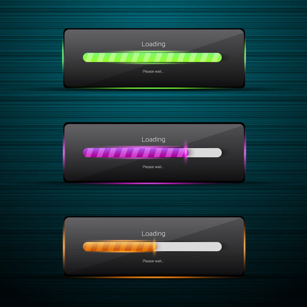 Загрузка баров для веб-дизайна. Векторная иллюстрация для вашего бизнес-сайта или приложения
.