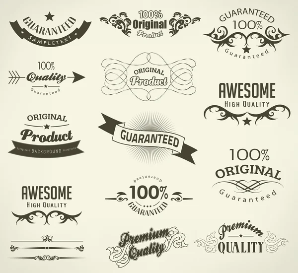 Calligraphic design elements — Stock Vector