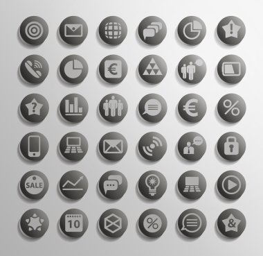 vektör simgesi. öğeleri kümesi