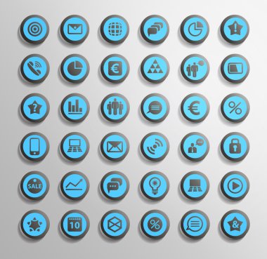 vektör simgesi. öğeleri kümesi