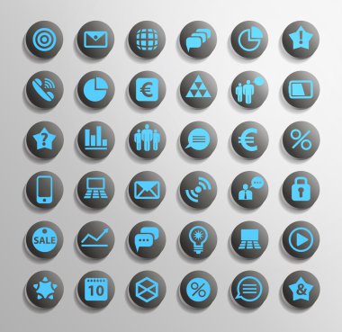 vektör simgesi. öğeleri kümesi