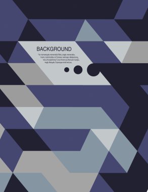 soyut arka plan /retro mozaik broşür veya afiş