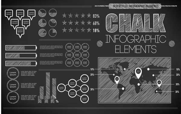 Éléments modernes d'infographie — Image vectorielle