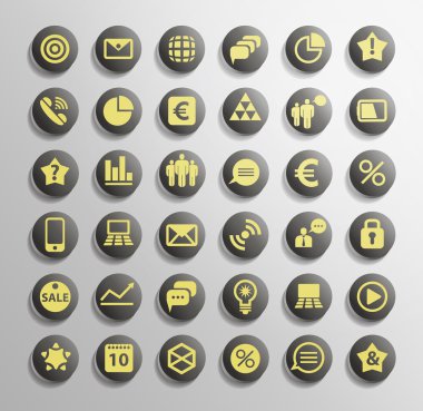 vektör simgesi. öğeleri kümesi