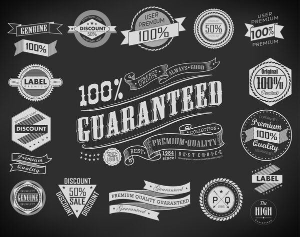 Collection of Premium Quality Labels