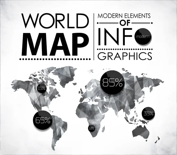 Éléments modernes d'infographie — Image vectorielle