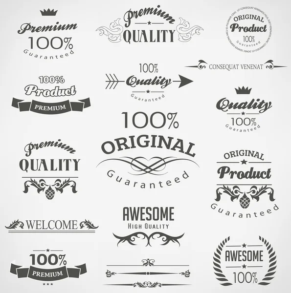 Calligraphic design elements Vector Graphics