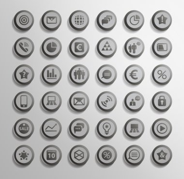 vektör simgesi. öğeleri kümesi