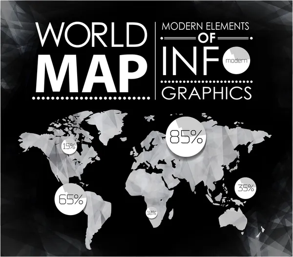 Éléments modernes d'infographie — Image vectorielle