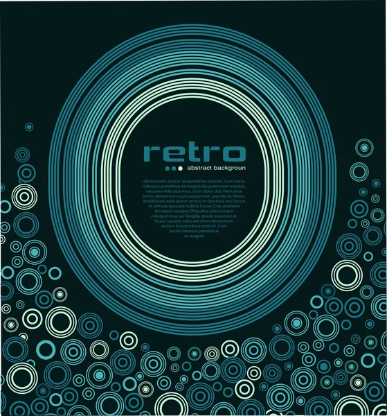 Abstract retro disco background - vector. — Stock Vector