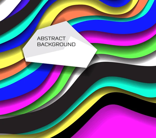 Abstrakt färgglada linjer bakgrund — Stock vektor