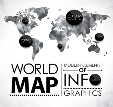 bilgi grafik modern unsurları