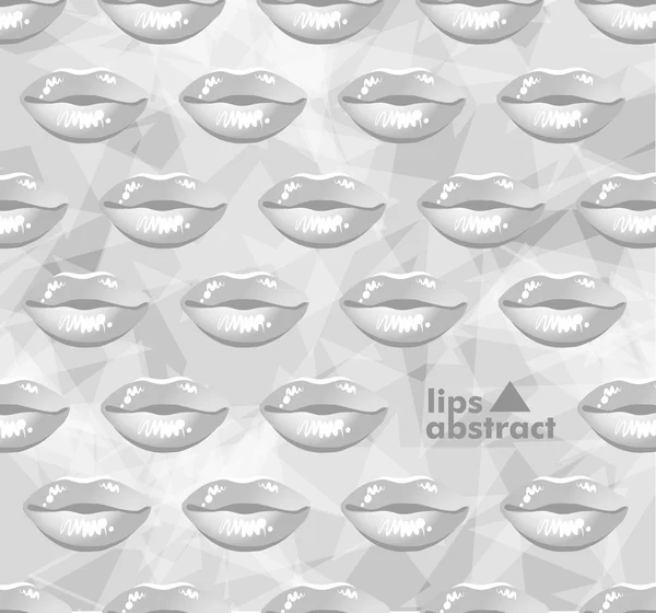 Modern lips background — Stock Vector