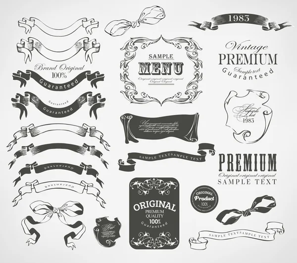 Calligraphic design elements — Stock Vector