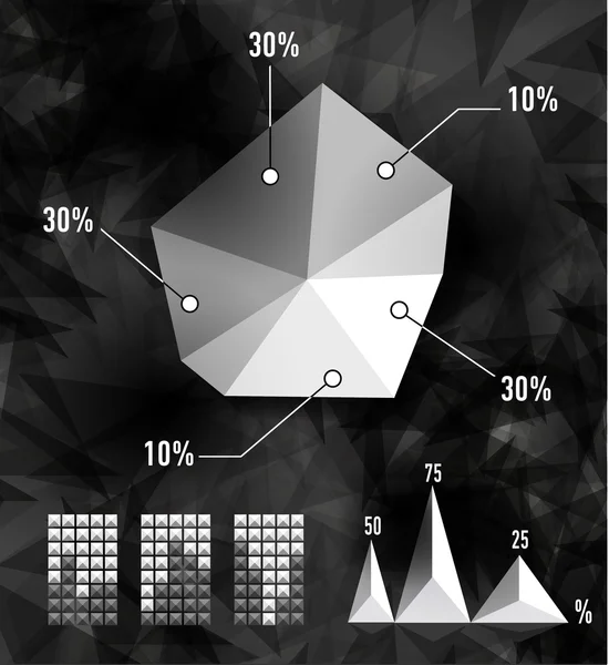 Éléments modernes d'infographie — Image vectorielle