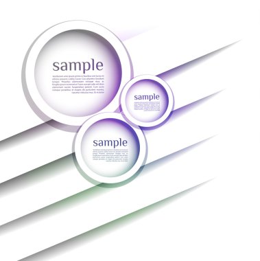 Abstract web design bubble