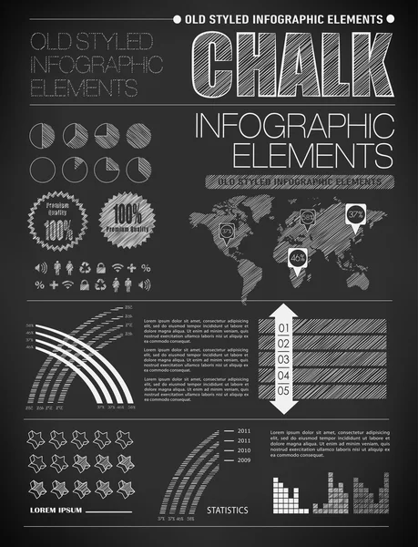 Éléments modernes d'infographie — Image vectorielle