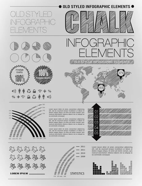 Éléments modernes d'infographie — Image vectorielle