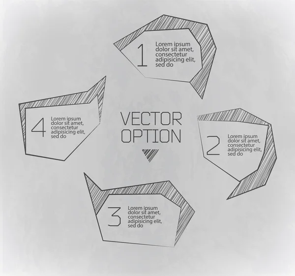 Projekt kreda — Wektor stockowy