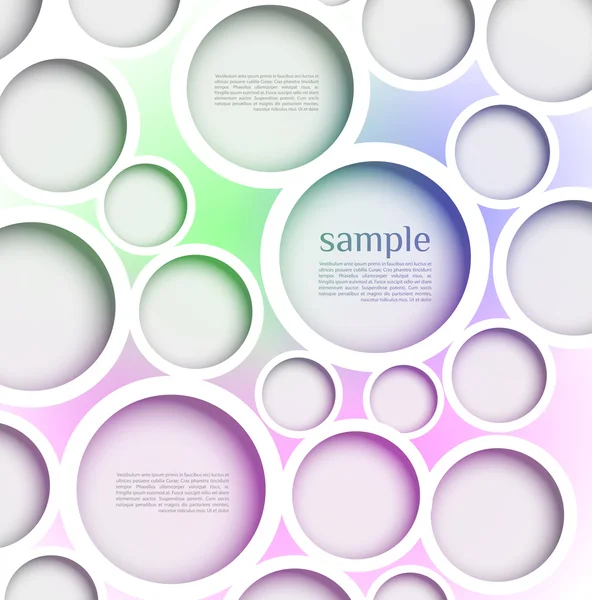 抽象 web 设计泡沫与线背景. — 图库矢量图片