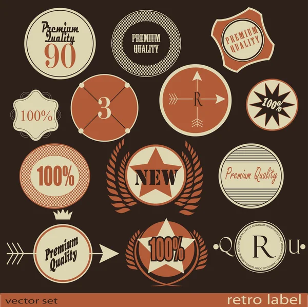 Vintage Circle Logo Vector Set — Stock Vector © ragakawaw #28837113