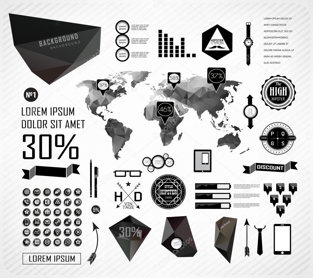 Elements of info graphics