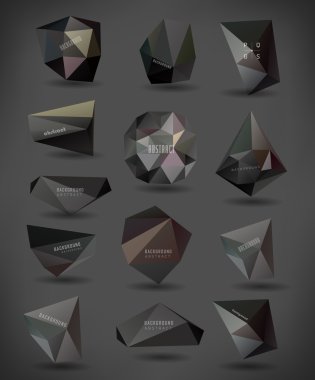 soyut modern etiketi