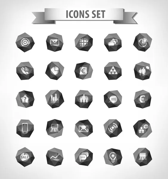 Set of web icons — Stock Vector