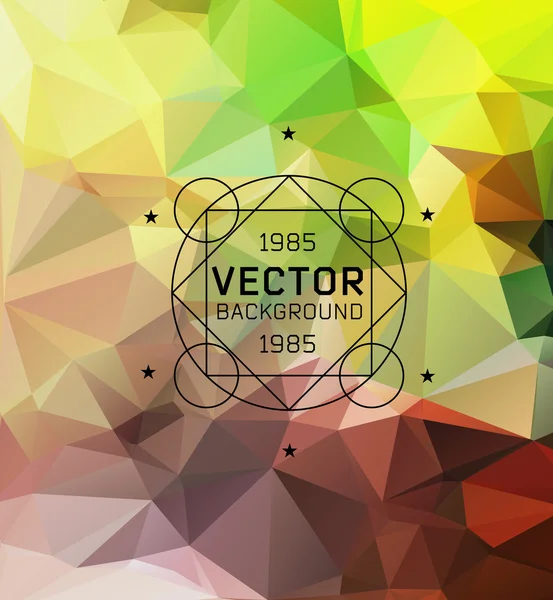 Polygonal design — Stock vektor