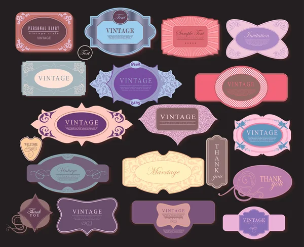 Vector set: tickets in different styles Royalty Free Stock Vectors
