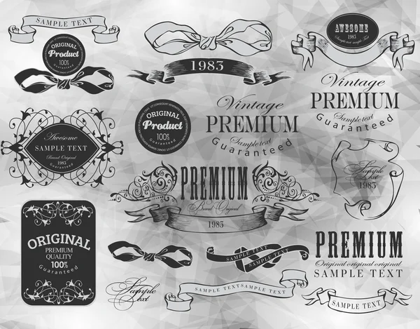 Calligraphic design elements — Stock Vector