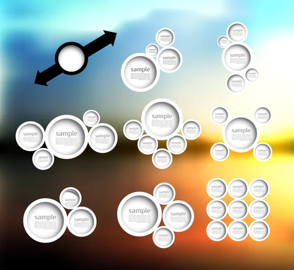 Vector Elementos Web, Botones y Etiquetas. Navegación del sitio . — Archivo Imágenes Vectoriales