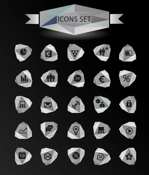 Set of web icons — Stock Vector