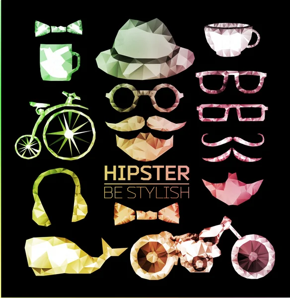 Hipster stilelement — Stock vektor