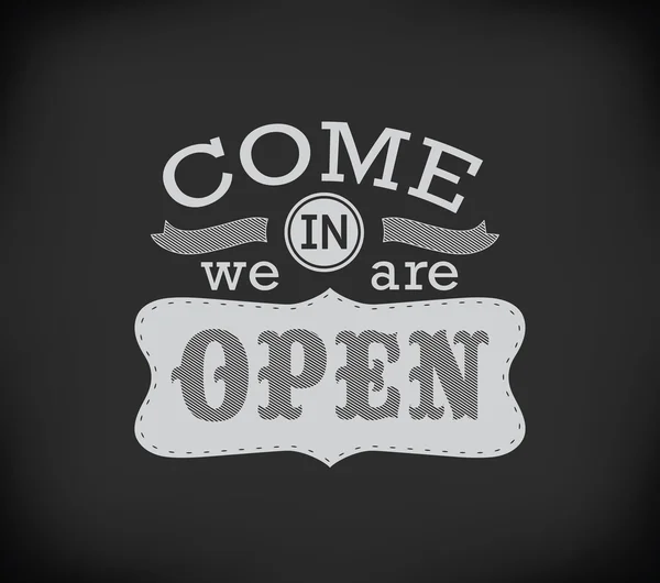 Open and Closed Vintage retro signs Stock Vector Image by ©Merfin 35460875