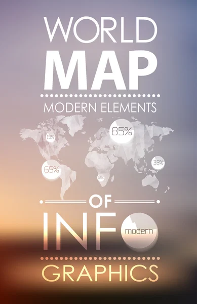 Mapa del mundo fondo — Archivo Imágenes Vectoriales