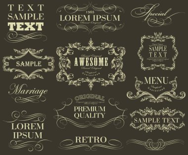 Hattsal tasarım elemanları ve sayfa dekorasyonu