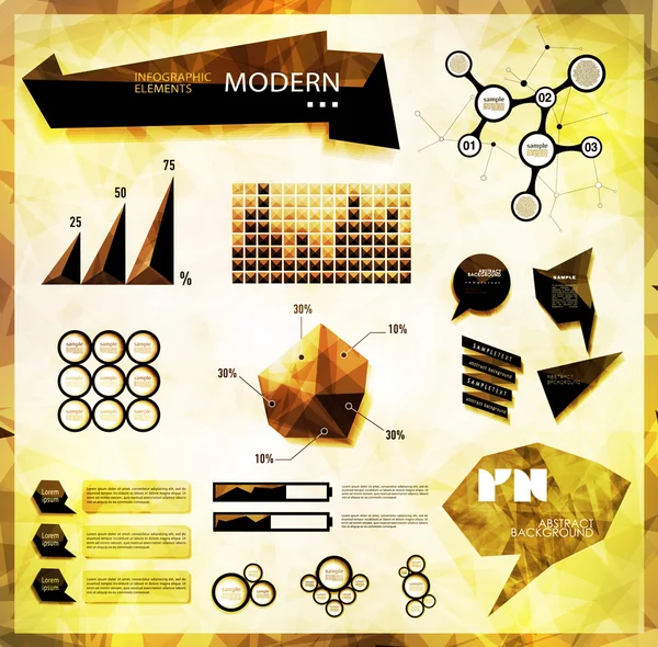 Moderna element av information grafik — Stock vektor